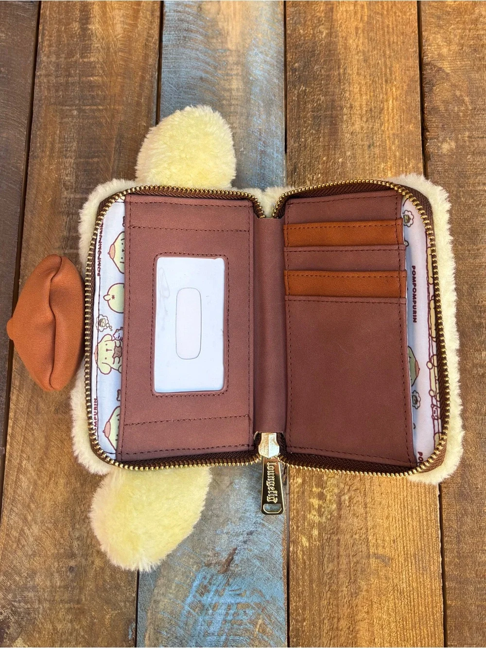 Loungefly Sanrio Pompompurin Plush Wallet
